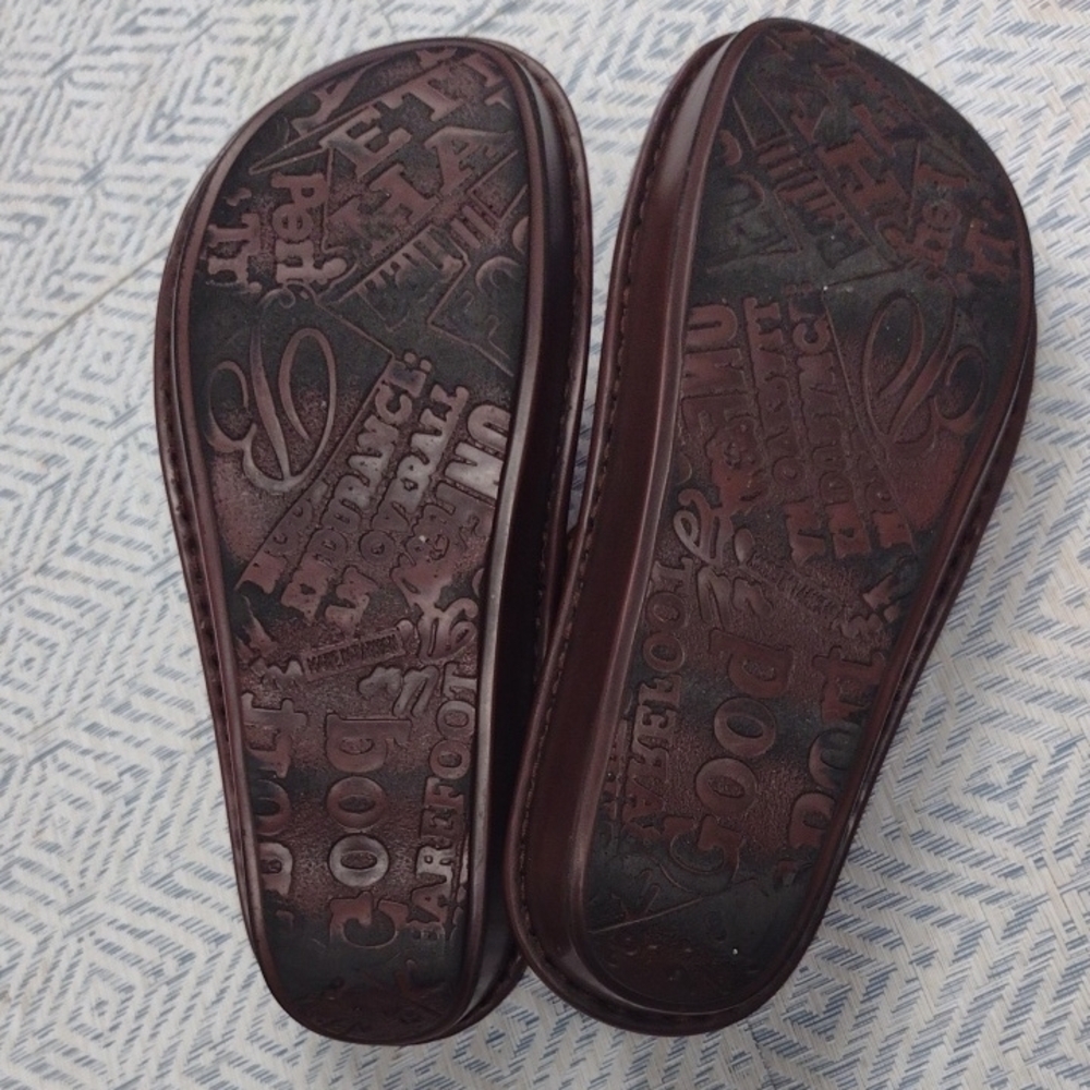 Spring Step Multicolor Leather Mules Size 39 (8.5) - Picture 8 of 9